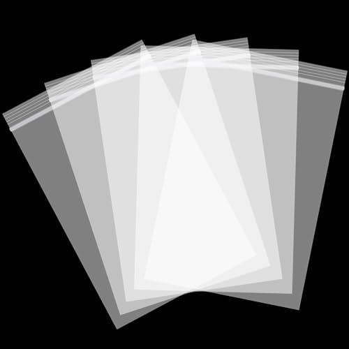 200Pcs 4x6 inch Clear Plastic Zip Bags, 2 Mil Thick - size: 4x6 Inch (Pack of 200)