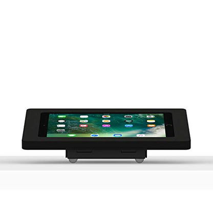 VidaMount Black Enclosure and Fixed Tilted 15° Desk/Surface Mount [Bundle] Compatible with iPad Pro 10.5" & Air 3rd Gen - color: Black, size: iPad Pro 10.5" & Air (3rd Gen)