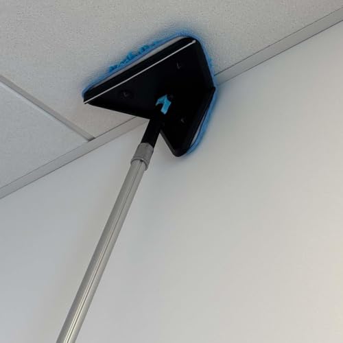 30ft Painted Wall Mop, 24ft Extension Pole, 3-in-1 Cleaning Kit - size: 24ft