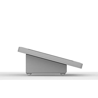 VidaMount Light Grey Enclosure and Fixed Tilted 15° Desk/Surface Mount [Bundle] Compatible with iPad 9.7 (5th / 6th Gen), Pro 9.7", Air 1/2 - color: Light Grey, size: iPad 9.7 (5th / 6th Gen), Pro 9.7", Air 1/2