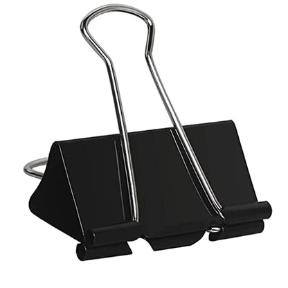 Large Binder Clips 2 Inch (72 Pack), Extra Large Binder Clips Big Paper Clamps Giant Clips for Office and Home Supplies, Black