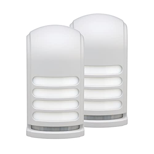 Xodus Battery Operated LED Deck & Stair Light, Motion Sensor, White, 2 Pack - color: White