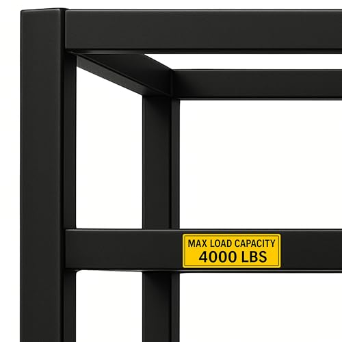 32Pcs(5.5"x2") - MAX LOAD CAPACITY 4000 LBS Sign Sticker - MAX LOAD CAPACITY 4000 LBS Sticker – VIBRANT & LONG-LASTING COLORS Caution Warning Vinyl Sticker