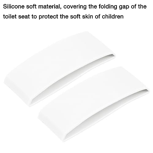 PandaEar Toilet Seat Cover | Folding Travel Toilet Seat for Children and Potty Training | Portable Silicone Toilet Seat for Toddlers, Boys & Girls with Non-Slip Silicone Pads -Panda - color: White