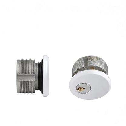 Double Cylinder Locks - Aluminum Silver, Mixed 3 Pack - color: Aluminum Silver, size: 3 Pack, style: Keyed Cylinder