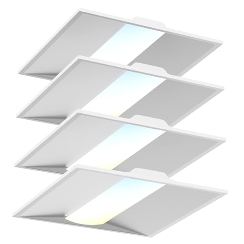 2x2 FT LED Center Basket Troffer Panel Light Drop Ceiling Lights - size: 2X2 4Pack