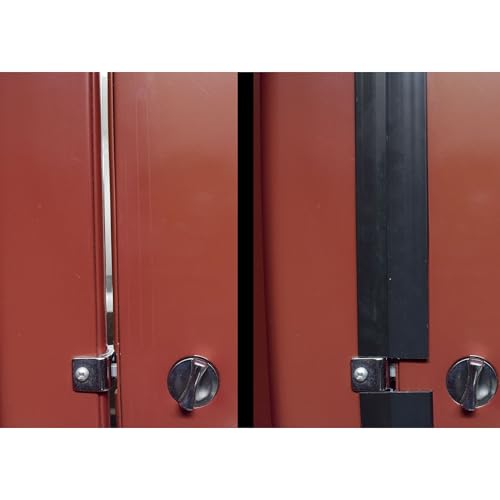 Privacy Seal, Square Edge, Covers 3 Stall Doors (12-Pack), Restroom Stall Door Gap Cover, Easy Install Bathroom Privacy Trim