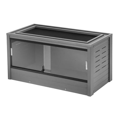 New Age Pet® ECOFLEX® 36" Mojave Reptile Enclosure, Medium, Grey - color: Grey, size: Medium