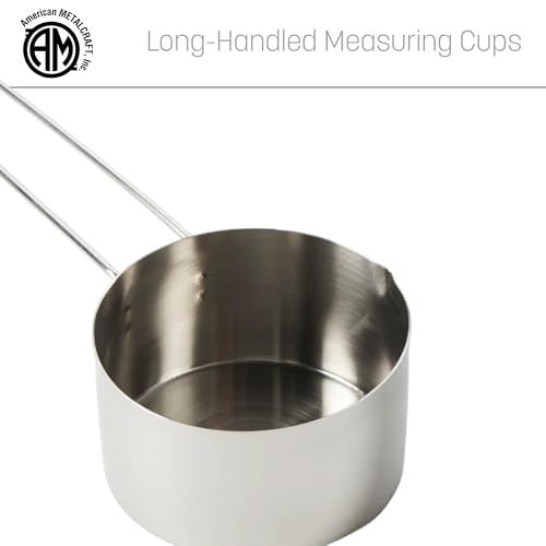 American Metalcraft MCL10 Stainless Steel Measuring Cup, 1-Cup - size: 1 Cup