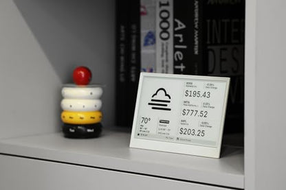 reTerminal E1001 7.5″ Monochrome ePaper Display, ESP32-S3 IoT Terminal with 3-Month Battery Life, SenseCraft No-Code HMI, WiFi & BLE, SD Card Support - size: Mono Display