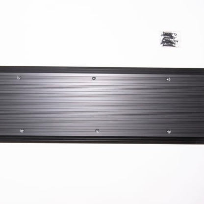 Aluminum Thresholds Extra Width 5"-6"-7"-8" Inch - Residential/Commercial use. Saddle/Handicap Easy Installing and Accessible/Fireproof Rated high-Quality (10"x72") - size: 10"x72"