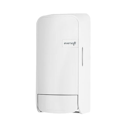 Eversoft Wall-Mounted Manual Bag-in-Box Lotion Soap Dispenser, 800mL Lotion Hand Soap Sold Separately, White 1550-EZ - style: White