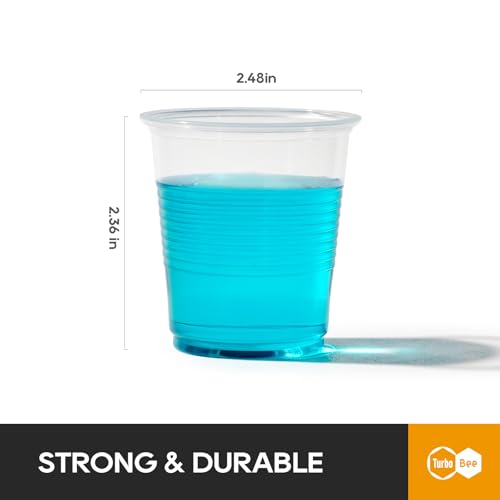 3oz Disposable Plastic Cups 500 Pack,Small Mouthwash Cups, Bulk Sample Tumblers for Home, School, Office, Parties, or Commercial Use - size: 3 Ounces