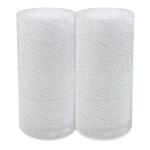 uBoxes Bubble Roll 12" Wide x 24 ft Small Wrap 3/16" Perf Every 12", (Pack of 2) - size: 24' - 2 Rolls (Pack of 2)