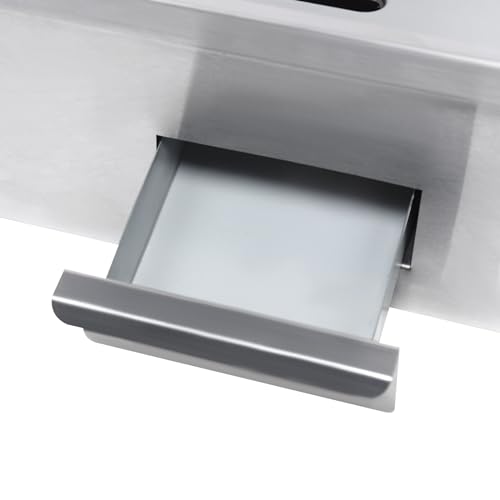 3000W Commercial Electric Teppanyaki Grill Countertop Flat Top Griddle - color: 21.3"x11.8", 3000W