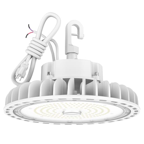 HYPERLITE UFO LED High Bay Lights: 100W 5000K, Low Bay LED Lights UL Listed - size: 100W/5K