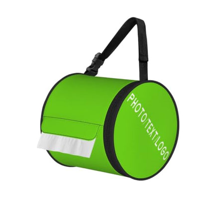 Logo Text Photo Custom Cylinder Tissue Holder,Toilet Hanging Tissues Box for Bathroom Home Travel - color: Logo Text Photo Custom
