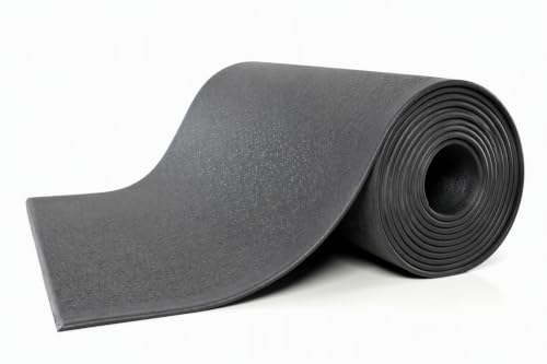 Guardian 24026001 Soft Step Anti-Fatigue Floor Mat, Vinyl, 2'x 60', Black - color: Black, size: 720"L x 24"W x 0.4"Th