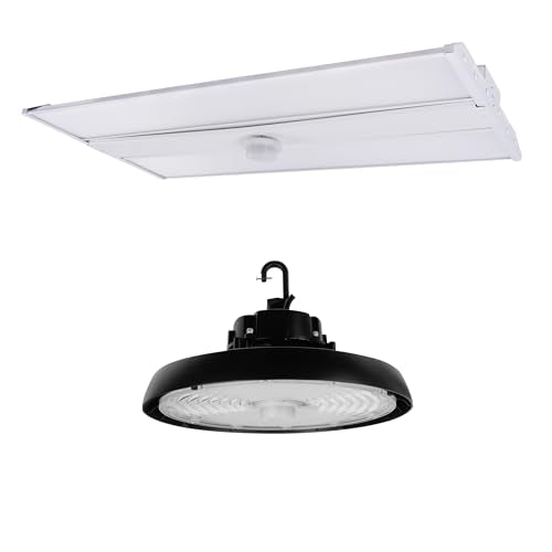 LED Fixture Plug in Microwave Sensor, Plug and Play Microwave Motion Sensor for LED Linear High Bay UFO Canopy Light, DC 12V 3.5MM Audio Jack, BI-Level, Model# ANT-5-4T, 2-Pack - style: Microwave Sensor ANT-5-4T /2-Pack
