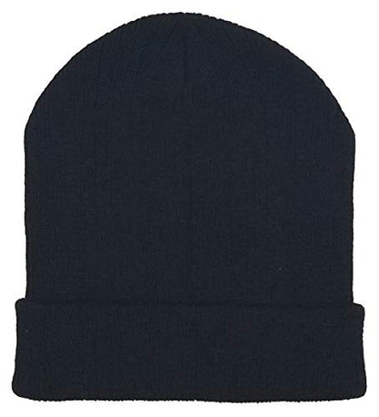 Wholesale Winter Gloves Beanies, Warm Thick Thermal Bulk Case Pack Unisex Men Women - color: Beanies - Black