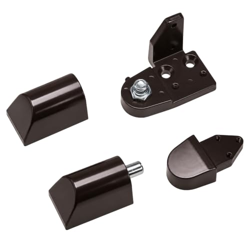 Pacific Doorware Commercial Door Pivot Hinge Set - Right Hand, Bronze - color: Duronotic Bronze, size: Right Hand