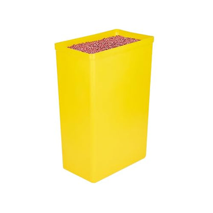 Restaurantware 10 gal Yellow Plastic Cup Ingredient Bin - color: Yellow