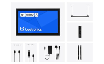 Beetronics 15 Inch Touchscreen Monitor | Full HD 1080p | 15TS7M/U1 - size: 15 Inch