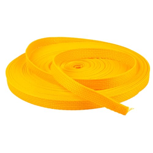 Country Brook Design - 1/2 Inch Polypropylene (Polypro) Webbing - color: Gold, size: 50 Yards (Pack of 1)