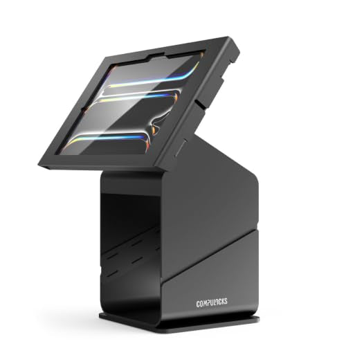 Compulocks iPad Pro M4/M5 11", Apex Enclosure Tablet Printer Kiosk - Black - size: iPad Pro M5