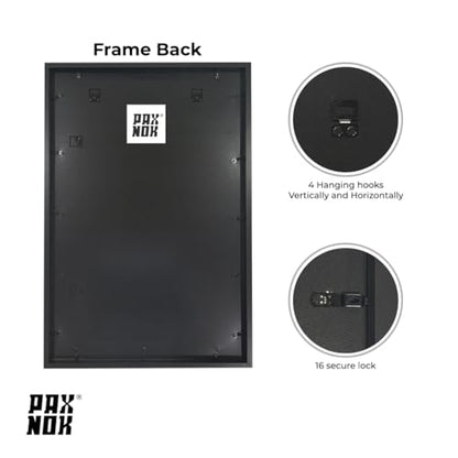 Black A5 Frame 5.8x8.3 Inch Perfect for Portrait Photos Special Occasions Valentines Day Picture Frame Love Picture Frames for Home Decor Wedding Gifts Couples Picture Frame Tabletop and Wall Hanging - size: A5
