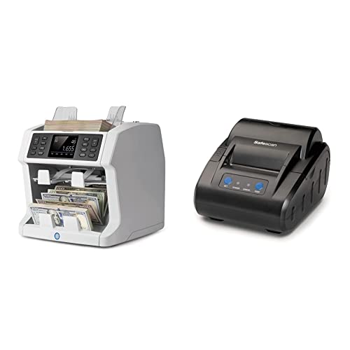 Safescan 2985-SX Money Counter Machine with Thermal Receipt Printer and Counterfeit Detection