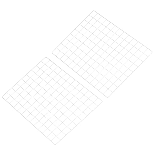 PATIKIL 18"x26" Wire Grid Panel, 2 Pack Board Photo Pictures Memo Display Grid Panels Hanging Organizer Wall Decorative Panel for Home Office Wedding, White - color: White, size: 18x26 Inch