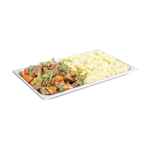 Restaurantware Stainless Steel Full Steam Table Pan, 20.8 x 12.8 In - size: 46023