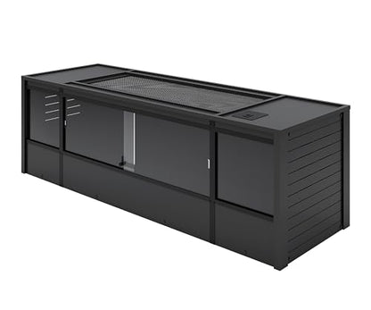 New Age Pet® ECOFLEX® 72" Mojave Reptile Enclosure, Jumbo, Black - color: Black, size: Jumbo