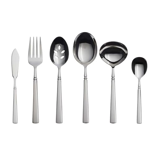 Oneida Flatware Easton Hostess Serving Utensils Silverware Set (6-Piece) - style: 6-Piece Hostest Serving Set