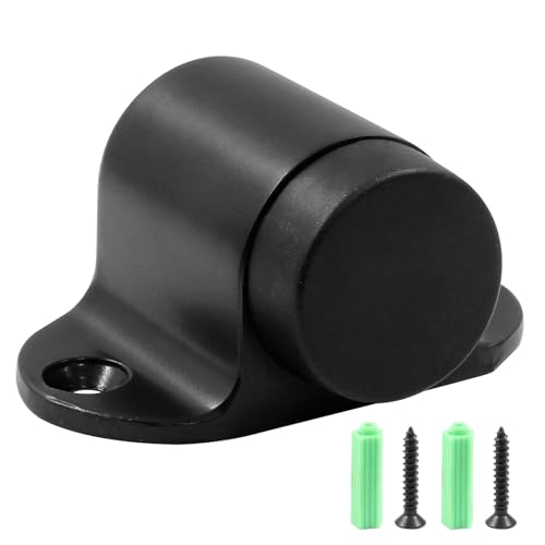 Floor Door Stopper, 1.06 Inch / 27mm, Stainless Steel, 1-Pack - color: 1.03 Inch, Black, size: 1 Pieces