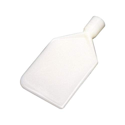 Vikan 70115 White Nylon Stiff Paddle Scraper, 6" L x 4.5" W Blade