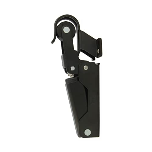 Amig - Door Retainer | Hydraulic Door Closer | Made of Aluminium | Dimensions: 108 x 32 mm | Ideal as a Brake, Stop or Door Buffer | Colour: Black | Maximum Weight 40 kg - color: Black