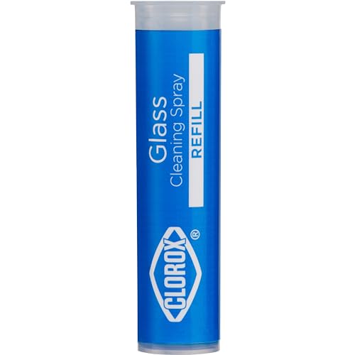 Clorox Glass Cleaner Refills Glass Cleaning System for Mirrors and Window Cleaning, 2 Count