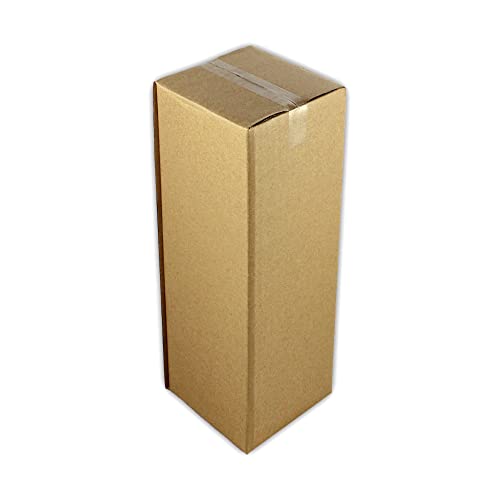15 EcoSwift 4x4x18 Corrugated Cardboard Packing Boxes Mailing Moving Shipping Box Cartons 4 x 4 x 18 inches
