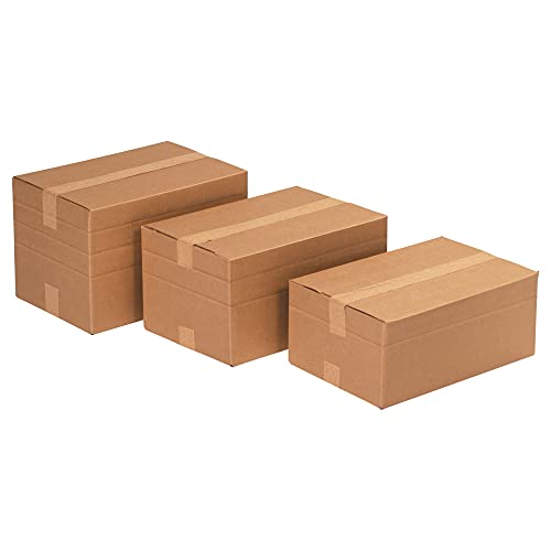 Boxes Fast 30" x 24" x 24" Heavy-Duty Multi-Depth Cardboard Shipping Boxes, BFMDHD302424, Pre-Scored, Single Wall Corrugated, Kraft (Pack of 10)