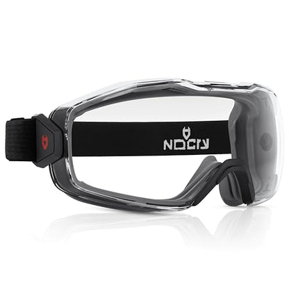 NoCry Anti-Fog Safety Goggles Over Glasses, Dust Eye Protection, ANSI Z87.1