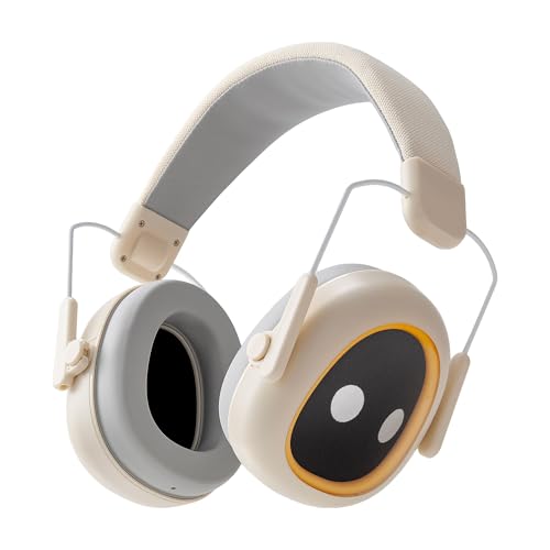Ear protection for kids, 30dB SNR, 5.5 oz, Lightweight Adjustable - color: Beige