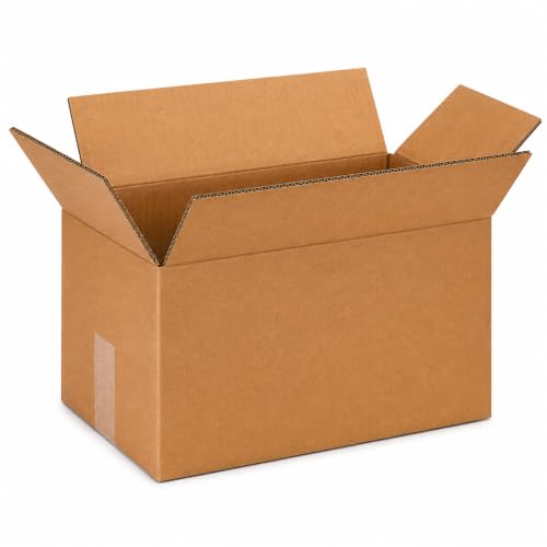 BOX USA Small Boxes Holds 65lbs, 12x8x8 25-Pk for Shipping & Packing