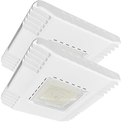 150W LED Gas Station Canopy Light (2-Pack), 21000LM 5700K, Surface Mount - size: 2-Pack
