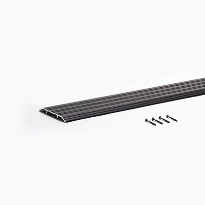 Aluminum Thresholds Extra Width 5"-6"-7"-8" Inch - Residential/Commercial use. Saddle/Handicap Easy Installing and Accessible/Fireproof Rated high-Quality (6"x72") - size: 6"x72"