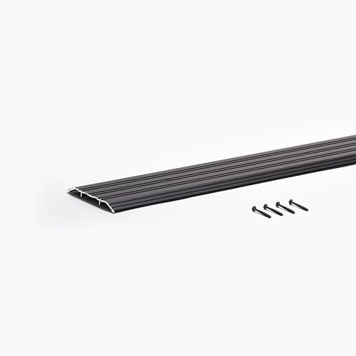 Aluminum Thresholds Extra Width 5"-6"-7"-8" Inch - Residential/Commercial use. Saddle/Handicap Easy Installing and Accessible/Fireproof Rated high-Quality (6"x36") - size: 6"x36"