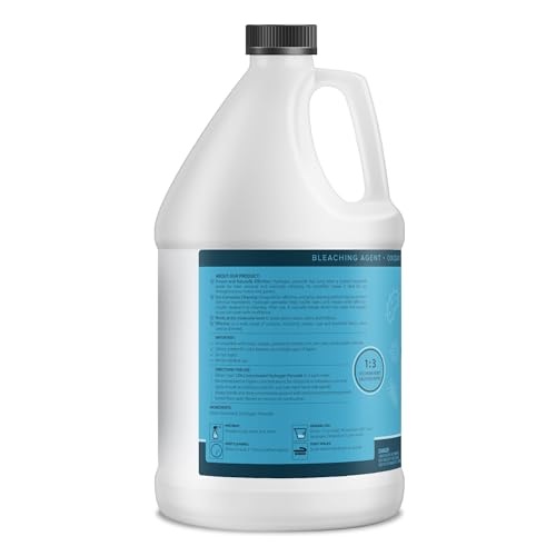 MAXTITE 12% Hydrogen Peroxide Solution, 2-Pack 1 Gallon - Food-Grade H2O2 & Water - Versatile Multi-Surface Cleaner for Kitchen, Bath, Laundry, Commercial & Janitorial - 4X Concentrated - Made in USA - size: 128 Fl Oz (Pack of 2)
