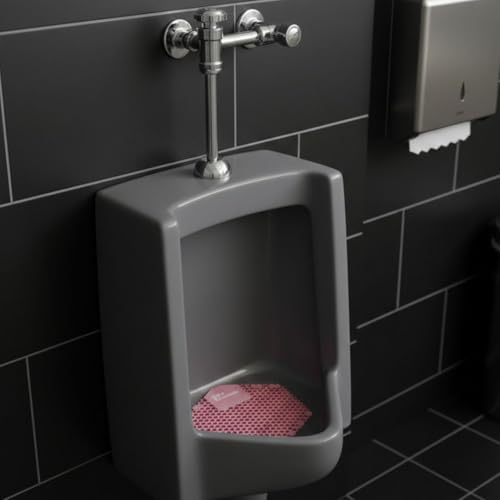 Soro Essentials- Set of 10 Wave 3D Urinal Screen Deodorizer Spiced Apple Scent Fragrance- Urinal Screen Deodorizer Ideal for Restrooms in Offices Schools Restaurants Hotels and Stores