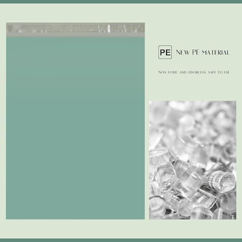 Metronic Poly Mailers 10x13 1200PC Shipping Bags Bulk for Small Business - color: Grayed Jade Green, size: 10X13 1200PC